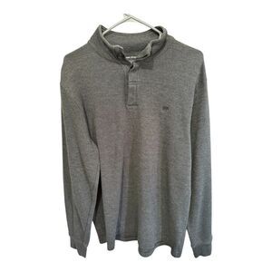Banana Republic " Elephant" Men's Gray L Long sleeve Collared Sweater